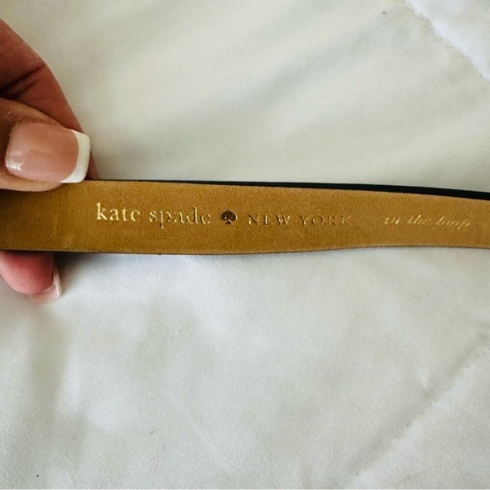 Kate Spade Kissing Bird Belt Dark blue Rhinestones In the Hoop XS/S - Picture 12 of 15
